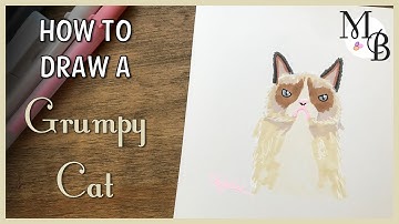 How to Draw Grumpy Cat