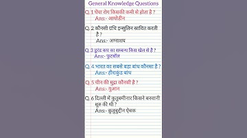Test Your General Knowledge with This Tricky Quiz #gk #shorts #knowledge
