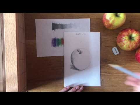 Tekenles - Appels tekenen - Juf Tarana - kinderen vanaf 7