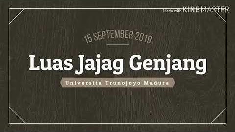 Flowgorithm (Luas Jajar Genjang)