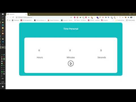 Stopwatch HTML CSS Javascript - Project 6