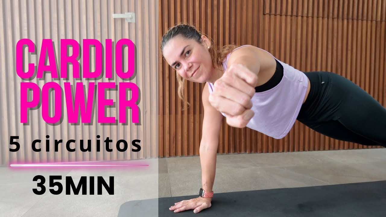 CARDIO POWER 🔥 5 Circuitos Full Body + BONUS | Rápido, Intenso y Sin Descansos