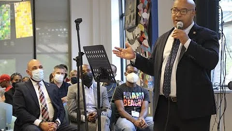 Assemblymember Eddie Gibbs Speaks at The Fortune S...