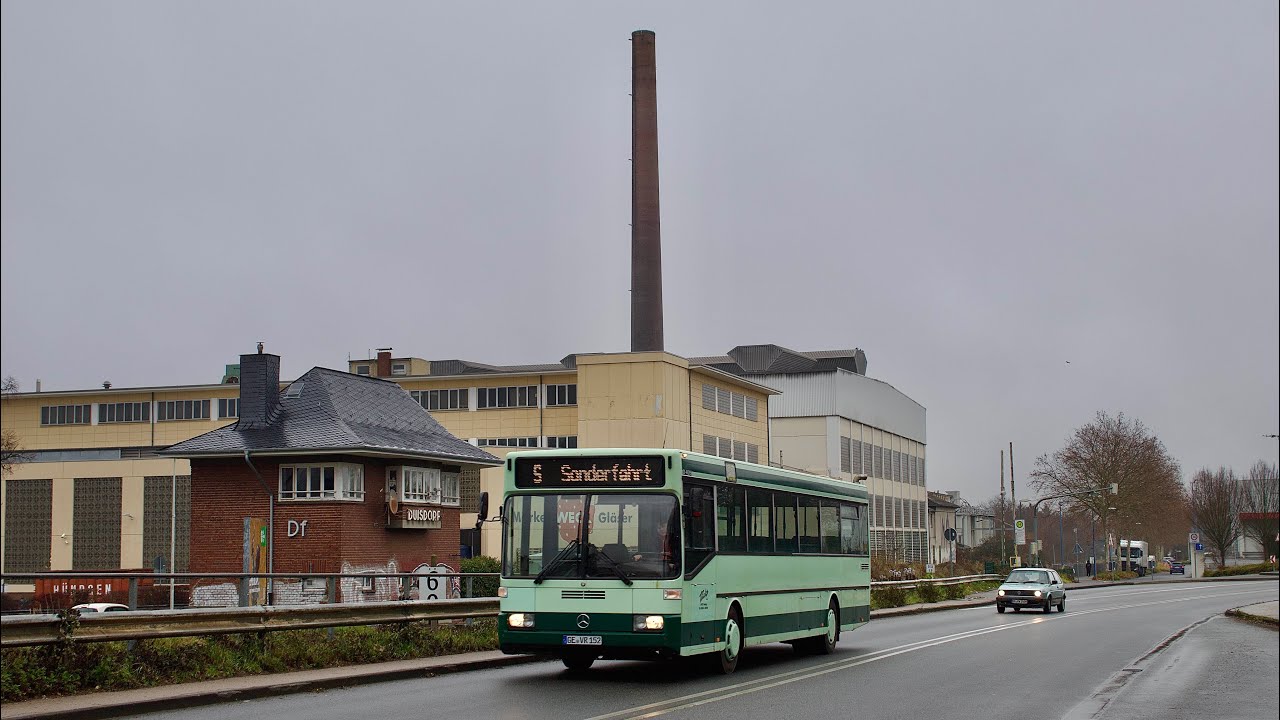 Mitfahrt im MB O405 Ex Stadtwerke Bonn Wagen 9020 mit ZF Ecomat Getriebe 