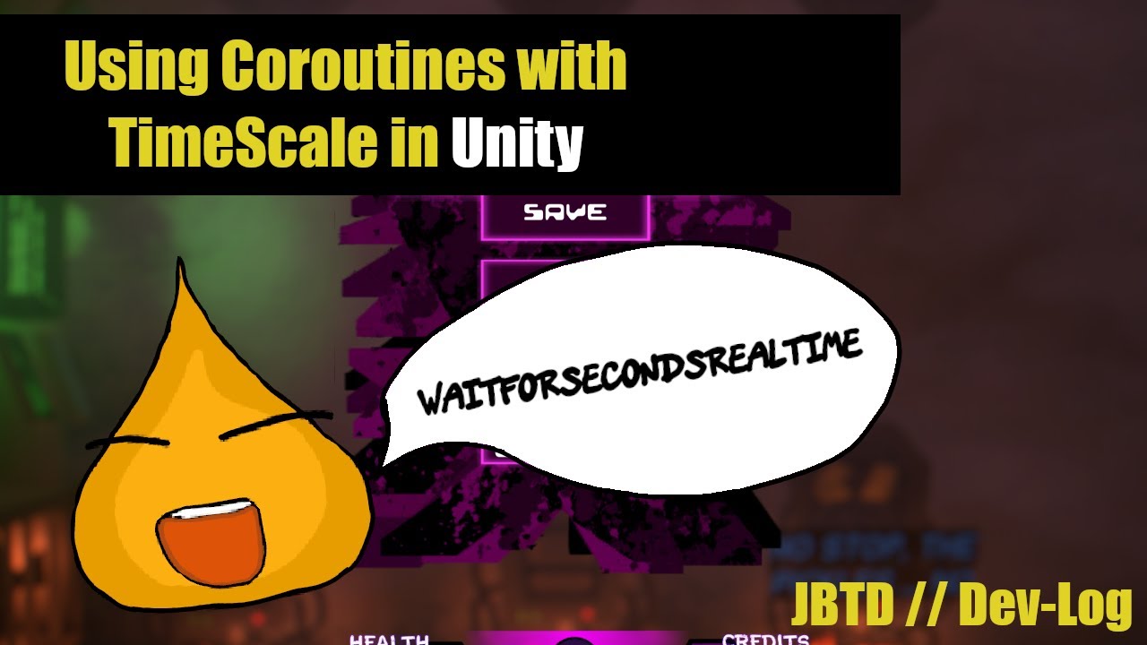 Unity tip: Coroutines with Time.timeScale set to 0 - YouTube