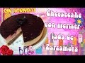 Cheesecake con mermerlada de zarzamora SIN HORNO!!! *** Irresistiblemente fácil!!! ***