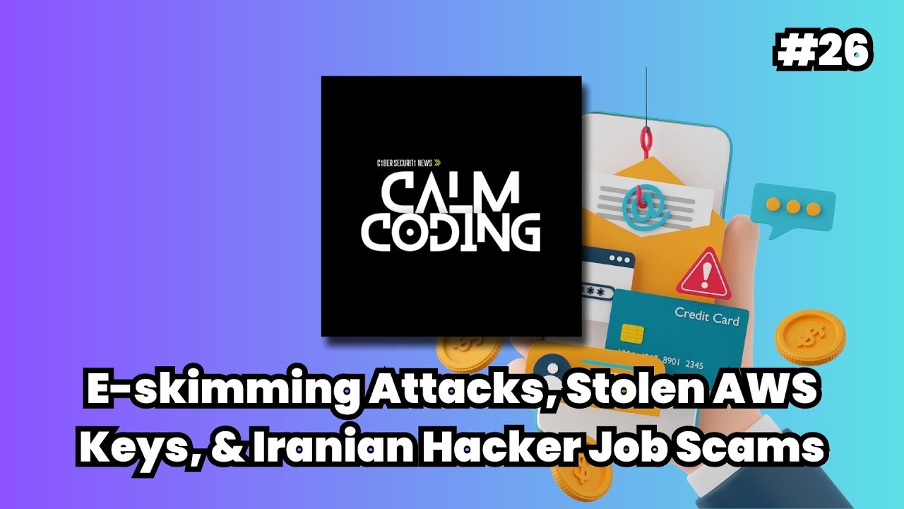 Episode #26: E skimming Attacks, Stolen AWS Keys, & Iranian Hacker Job Scams