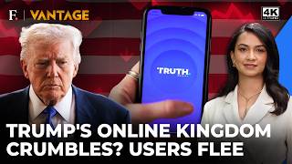 Trump's Truth Social Gets Ghosted Users Drop As US Midterm Countdown Begins | Vantage on Firstpost