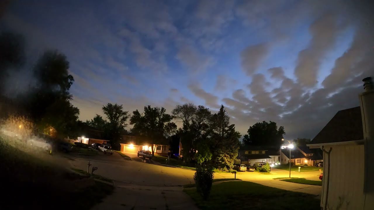 Multi-day time lapse with storms and cloud patterns - July 31-August 2, 2023