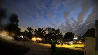 Multi-day time lapse with storms and cloud patterns - July 31-August 2, 2023