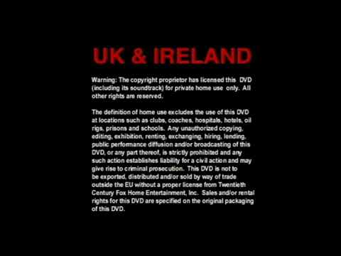20th Century Fox Home Entertainment Warning Screen (1999- UK)