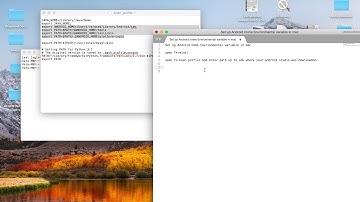 How to set up Andorid Studio Envrionmental Variables
