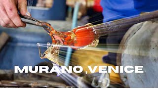 MURANO ISLAND, VENICE ITALY | LIVE GLASS MAKING DEMONSTRATION