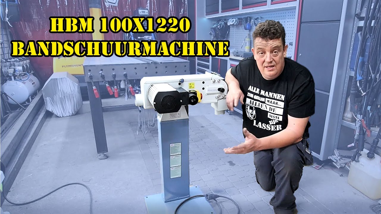 Unboxing van de HBM 1220 Bandschuurmachine en de eerste indruk ik heb. YouTube