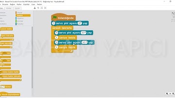 mBlock ile Arduino 13.DERS Servo Motor Kullanımı