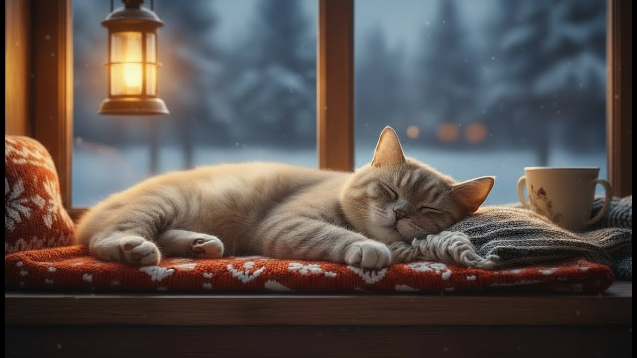 Peaceful Music for Anxious Kittens 🐾 Relax Your Cat Naturally | 24/7 Live Stream Style