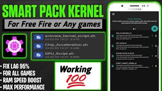 Smart Pack Kernel Manager ; CPU Speed 😍 Boost, RAM Speed, Lag Fix | Performance 💯 screenshot 2