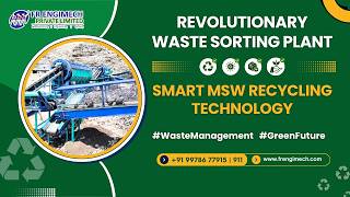 Revolutionary Waste Sorting Plant  Smart MSW Recycling Technology #WasteManagement #GreenFuture