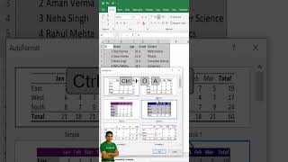 Format Tables in 1 Second with Excel Shortcut #excel #spreadsheetmagic #exceltips #excelforbeginners