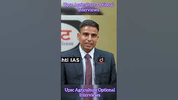 Upsc Agriculture Optional interviews | Agriculture interviews in upsc | Agriculture status | #Shorts
