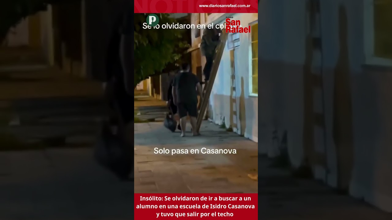 Se olvidaron a un alumno en una escuela de Isidro Casanova y tuvo que salir por el techo