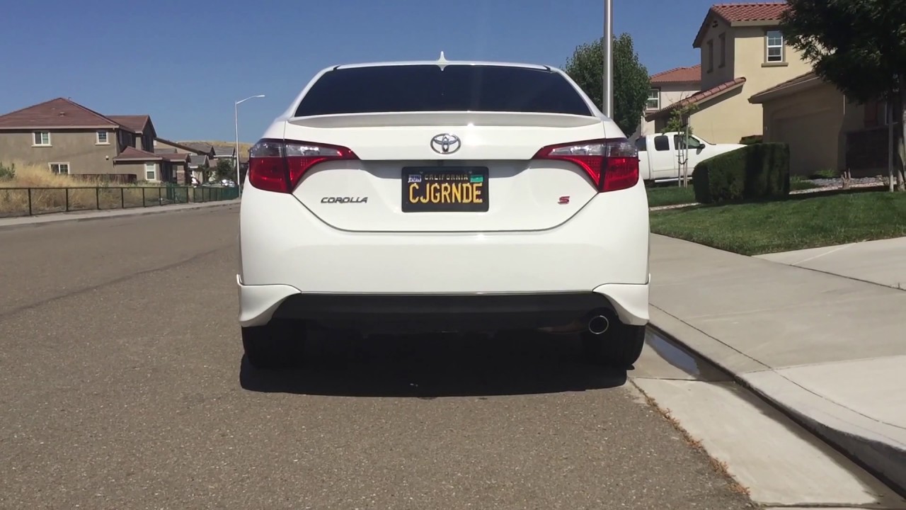 2016 Corolla S BODY KIT FIN CHROME RAIN GAURDS INSTALLATION