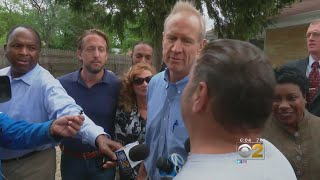 Rauner Tours Flooded Lake County