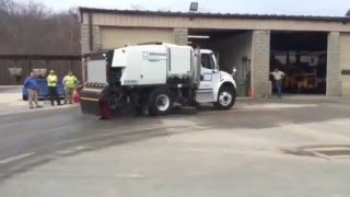 Johnston 351 Street Sweeper Demo. Of Groton,Ct. Video-2
