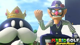 Mario F Super Rush Waluigi Vs Luigi Vs King Bob Omb In Bonny Greens