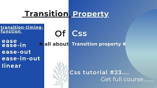 transition property in css | transition property in css | css tutorial #23 Profile
