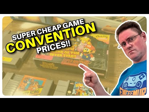 CHEAP VIDEO GAMES At THIS Convention! - Live Video Game Hunting