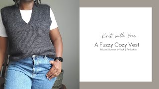 Knit with Me | my first PetiteKnit Pattern?? | Friday Slipover V-Neck by PetiteKnit