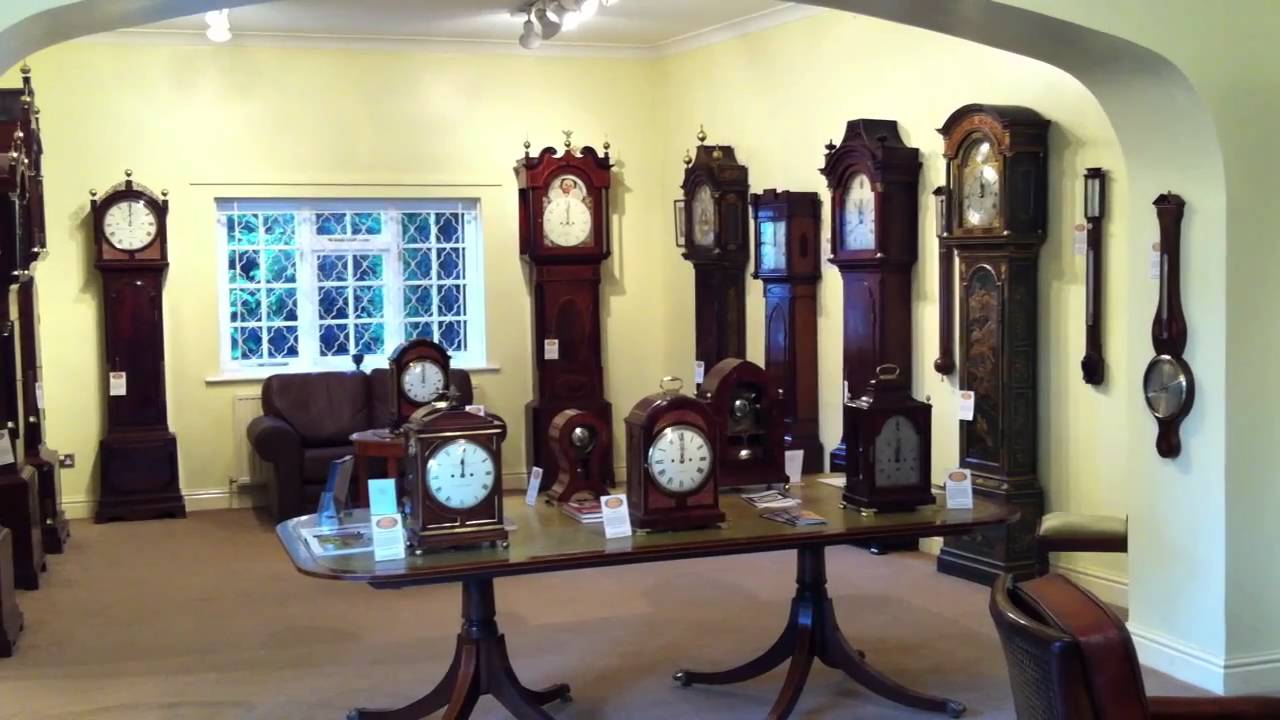 Antique Clocks - Antique Grandfather Clocks Striking at 12 ...