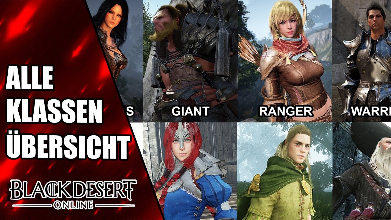 Welche Klasse wählen? Black Desert Online Alle Klassen Übersicht