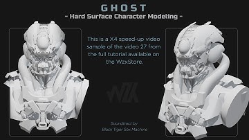 G H O S T - Hard Surface Character Modeling - Tutorial Preview 004