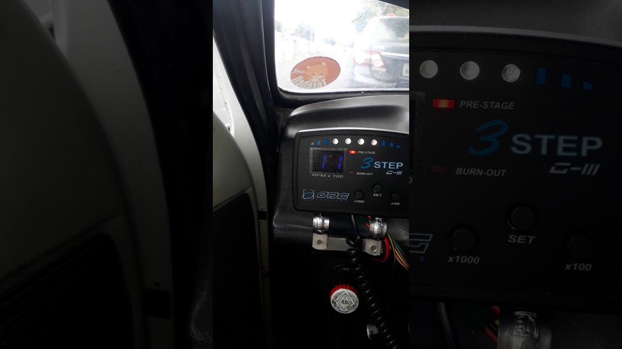 3 step instalado - teste em 2500rpm