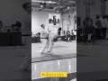 impressive ushiro mawashi Geri knockdown #kyokushin #karate #shorts