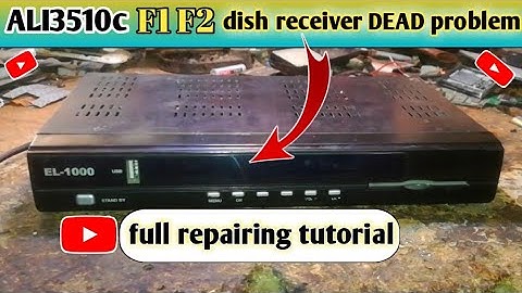 💥dish receiver repair💯solution ali3510c dish receiver🔧f1f2 dish receiver 🔥mrsakhawat