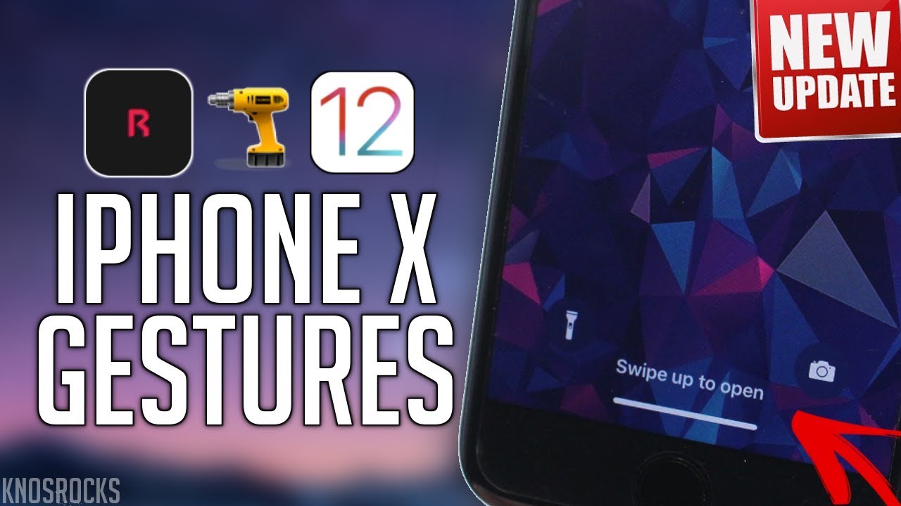 NEW!! How To Get iPhone X Gestures iOS 12 - 12.1.2 The EASY WAY! No PC FOR OLDER iPhones