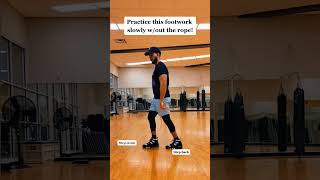 Learn how to do the jump rope shuffle! #jumprope #shuffle #fitness #shorts