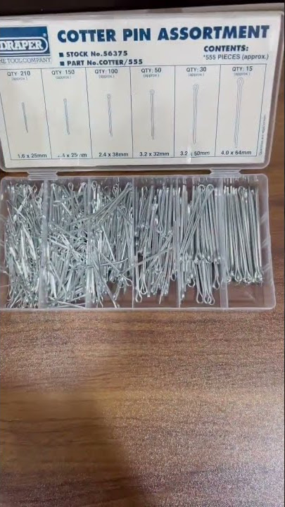 Draper 555pcs Cotter Pins Set.