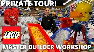 Touring the Private LEGO Master Builder Workshop in California!