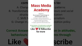 🎯 10 Most Important MCQs for UGC NET Journalism #ugcnet #journalism #masscommunication #mcq #study