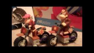 Mario Kart Wii Knex Diddy Kong And Standard Bike Building Set New 2012