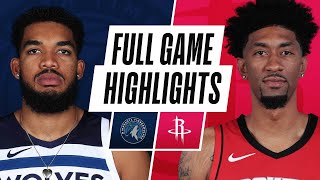 TIMBERWOLVES at ROCKETS | FULL GAME HIGHLIGHTS | April 27, 2021
