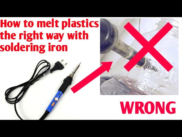 Can Soldering Iron Melt Plastic