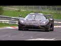 Koenigsegg one1 testing on the nurburgring