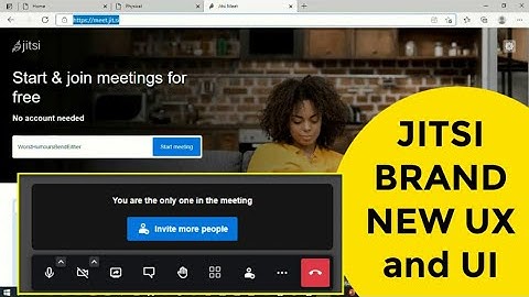 Just Released !! Jitsi UI and UX for Desktop and Mobile  - 25 March 2021