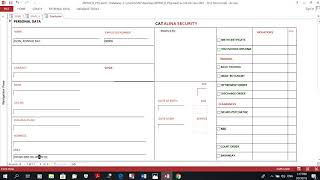 MS Access Employee File iSYSTEM