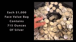 Celebrity 90% Silver Coin Bags US $1000 Face Value Junk Silver Net Worth